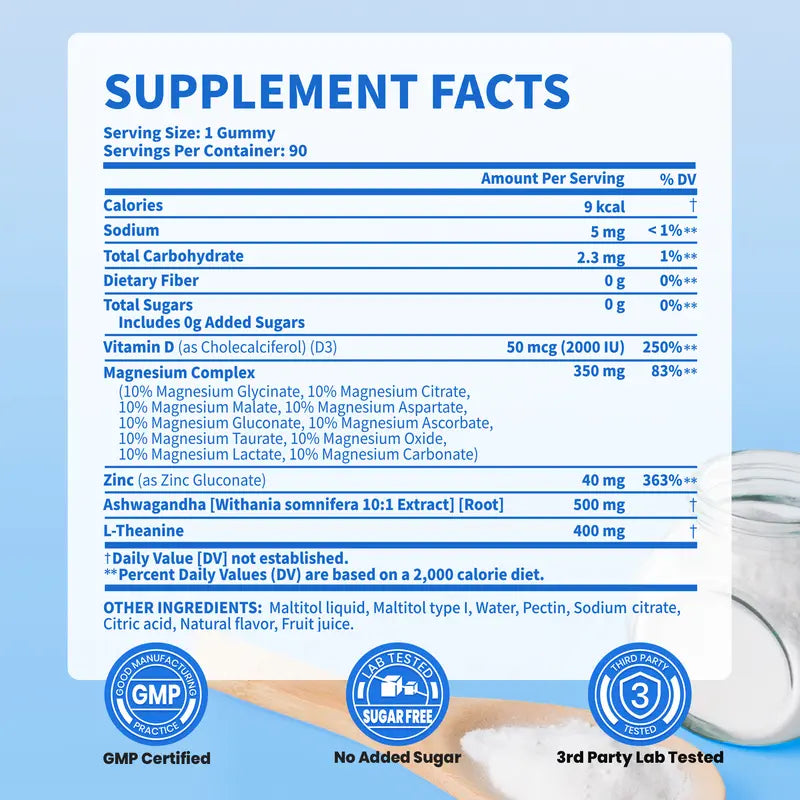DeepCalm 14-in-1 Magnesium Gummies