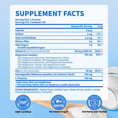 DeepCalm 14-in-1 Magnesium Gummies