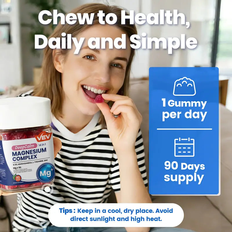 DeepCalm 14-in-1 Magnesium Gummies