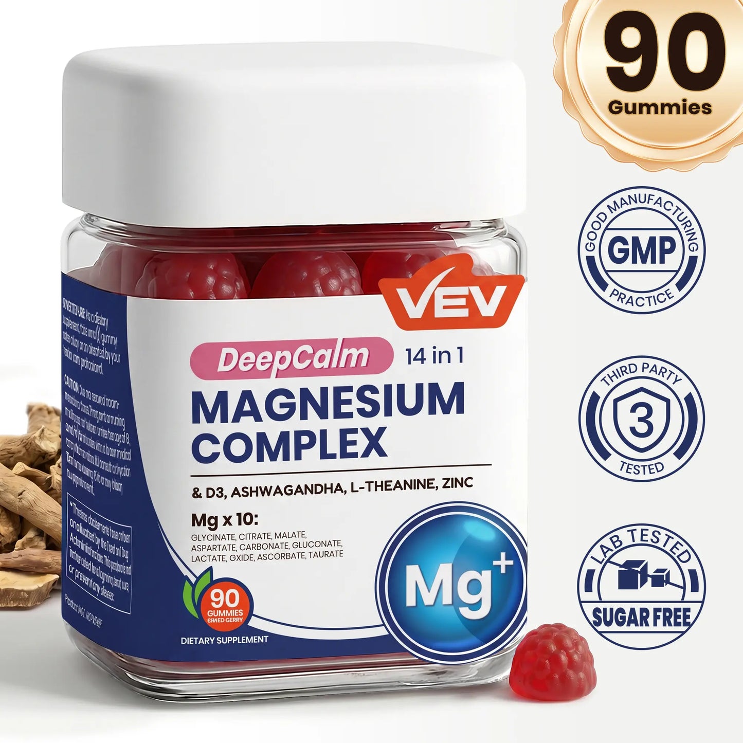 DeepCalm 14-in-1 Magnesium Gummies