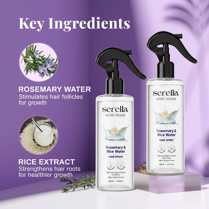 Rosemary & Rice Water Hair Spray