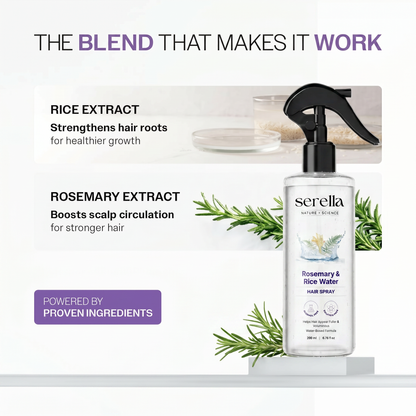 Rosemary & Rice Water Hair Spray