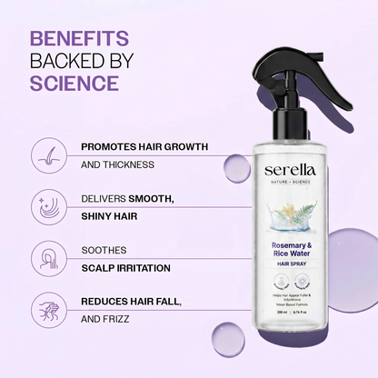 Rosemary & Rice Water Hair Spray